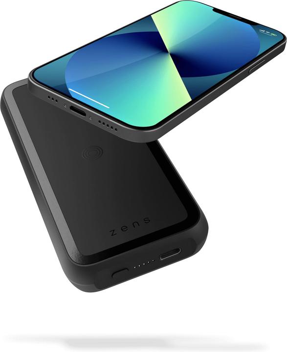 Actual product image Zens Powerbank Series Magnetic Single with Kickstand Magsafe 10000mAh (10000 mAh, 37 Wh)