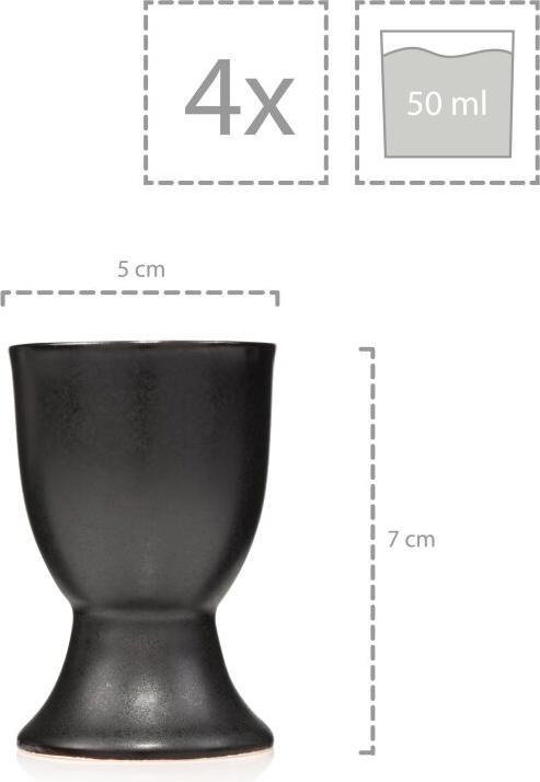 Produktbild Sänger Geschirr Eierbecher Palm Beach (4x)