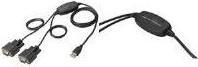 Produktbild Digitus USB 2.0 zu 2x RS232-Kabel (1.20 m)