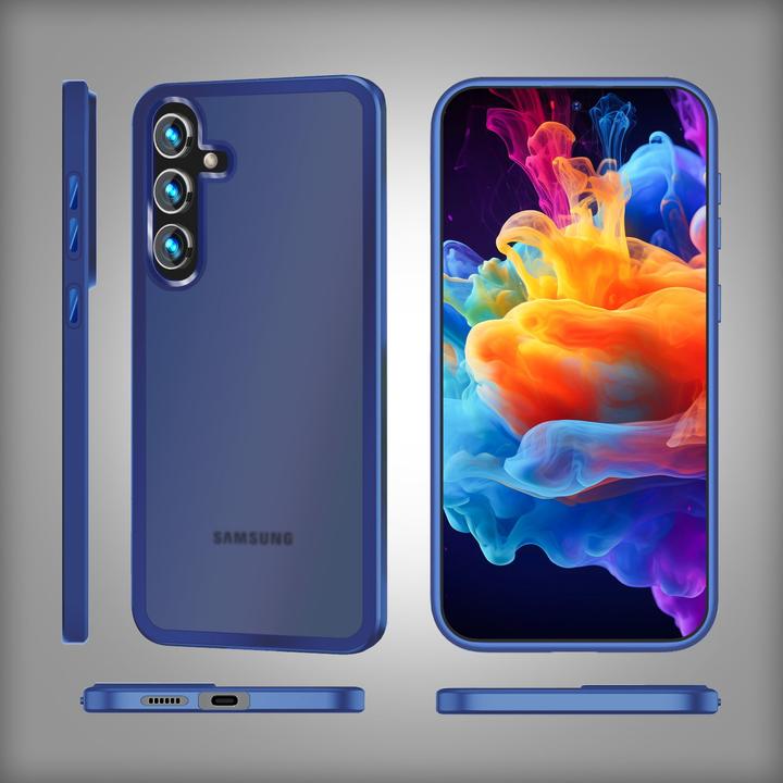 Actual product image Nalia Semi-transparent hybrid cover with protective frame (Samsung Galaxy S24)