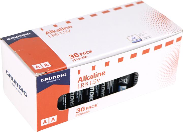Actual product image Grundig Batt alk AA/LR6 2100mah 36pc (36 pcs., AA, 2100 mAh)