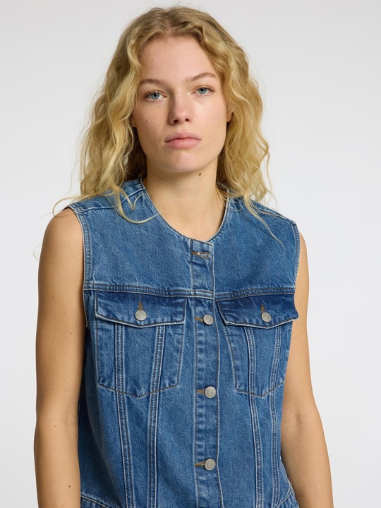 Produktbild Selected Femme Cropped Jeansweste (40)