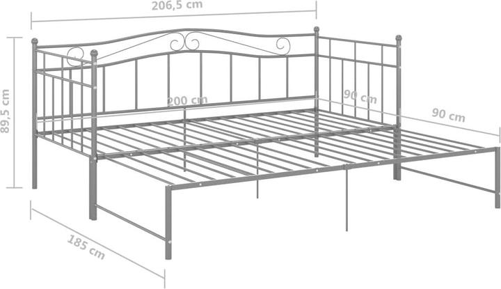 Image du produit vidaXL Schlafsofa-Gestell (90 x 200 cm)