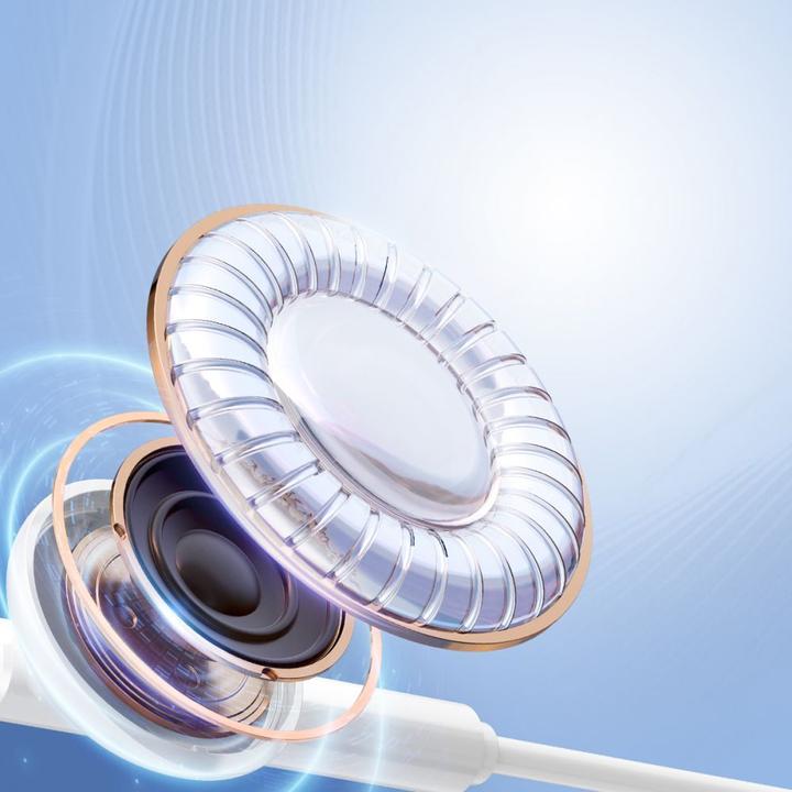 Produktbild Joyroom JR-EC05 TYPE-C Series Half In-Ear Wired Earphones-White (Kabelgebunden)