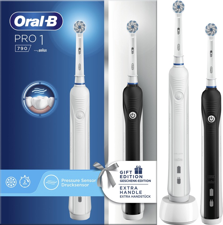 Actual product image Oral-B PRO 1 790 Duo (Oscillating toothbrush)