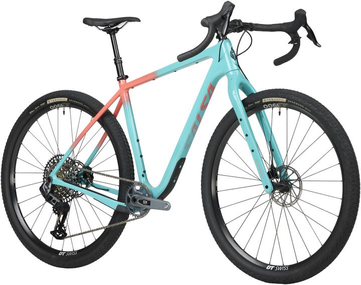 Salsa Cutthroat Carbon Rival GX AXS Overstapfiets, 29", S/54cm, groenblauw verkleurd (Wielset, 29")