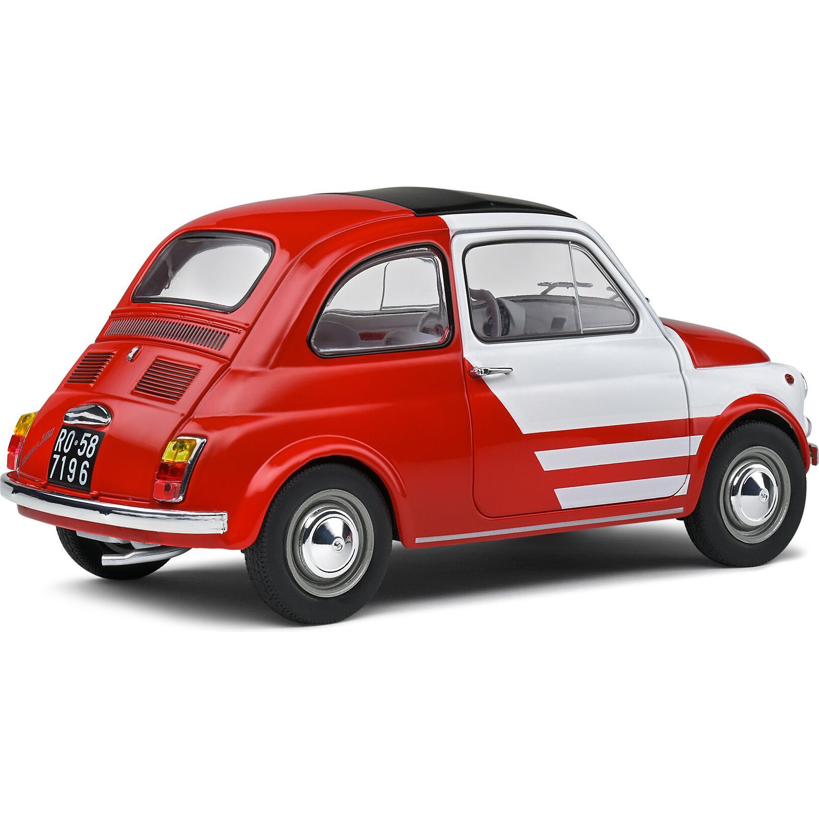 Solido 1:18 Fiat 500 Robe di Kappa weiss
