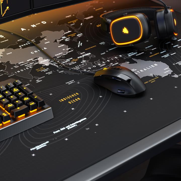 Immagine prodotto Titanwolf Tappetino per mouse da gioco, tappetino per mouse da gioco 1600 x 600 mm XXXL speed, tappetino per (XXL)