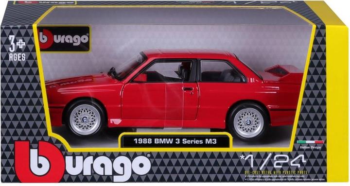 Actual product image Bburago BMW M3 (E30) 1988 1/24 red