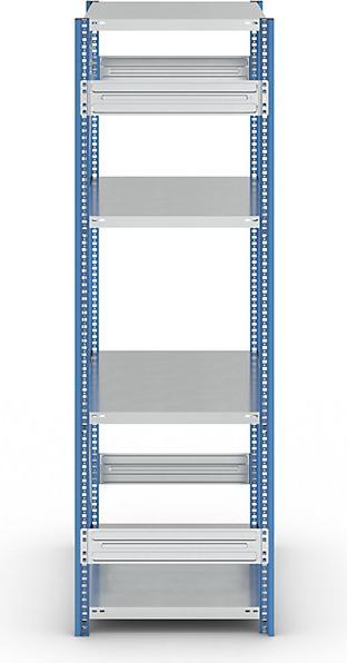 Actual product image eurokraft pro Boltless shelving, blue / galvanised