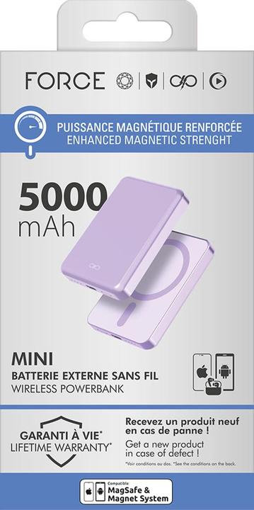 Actual product image Force Power 5000mAh MagSafe Powerbank (5000 mAh, 15 W)