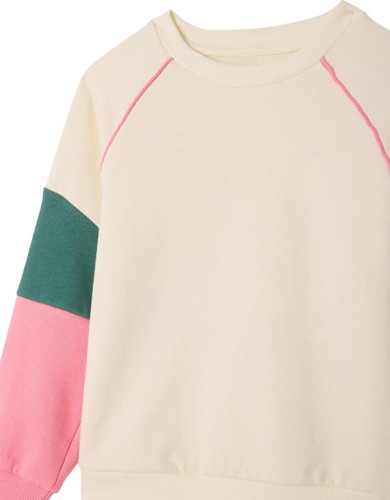Produktbild Vertbaudet Sweatshirt mit farbigen Raglan‰rmeln, M‰dchen (92)