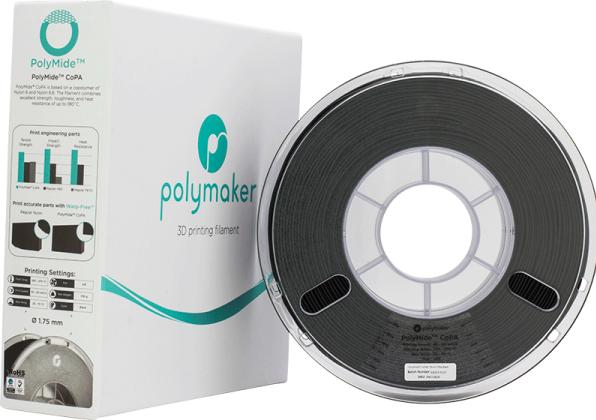 Actual product image Polymaker 70808 Filament PA (polyamide) 1 (Nylon, 1.75 mm, 750 g, Black)