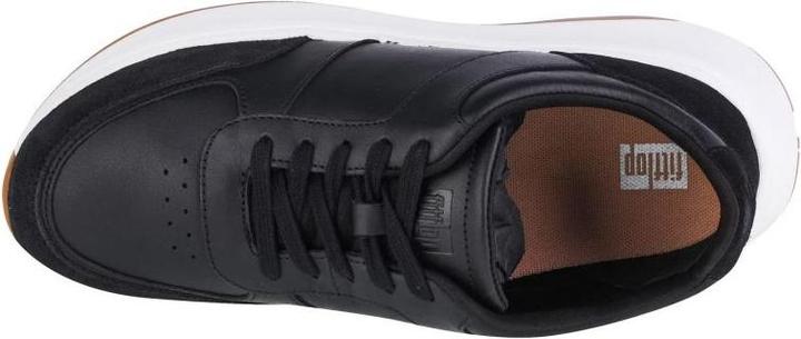 Produktbild Fitflop F-Mode Suede/Leren Sneakers ZWART - Maat 36 (36)