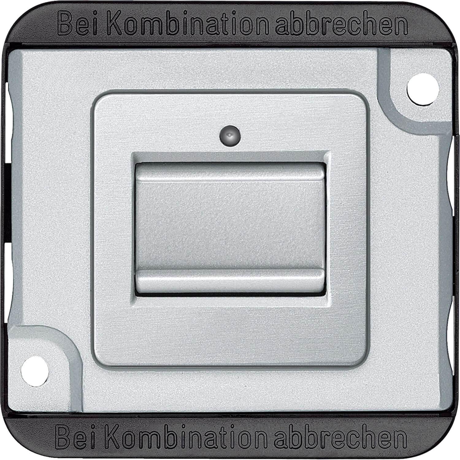 Merten Kreuzschalter-Eins., 1-polig, 10 AX, AC MEG3117-7060, Taster + Schalter, Silber