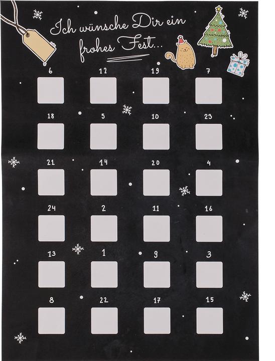 Immagine prodotto Out of the blue Calendario dell'Avvento fai da te da grattare