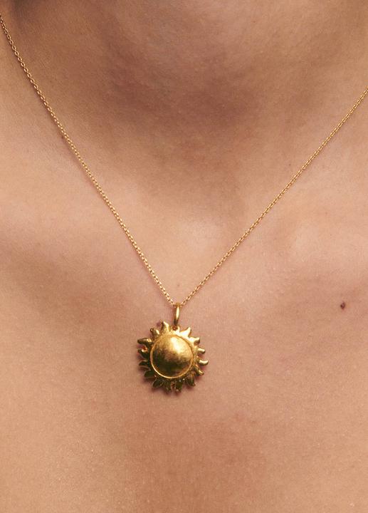 Produktbild Alhaja Halskette "Sole mio" (Messing vergoldet mit 18 Karat Gold)