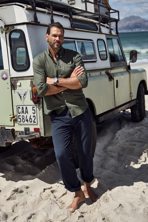 Actual product image JP1880 Linen Blend Shirt (L)