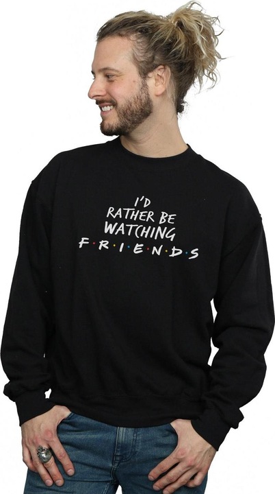 Immagine prodotto Friends Rather Be Watching Felpa Uomo (5XL)