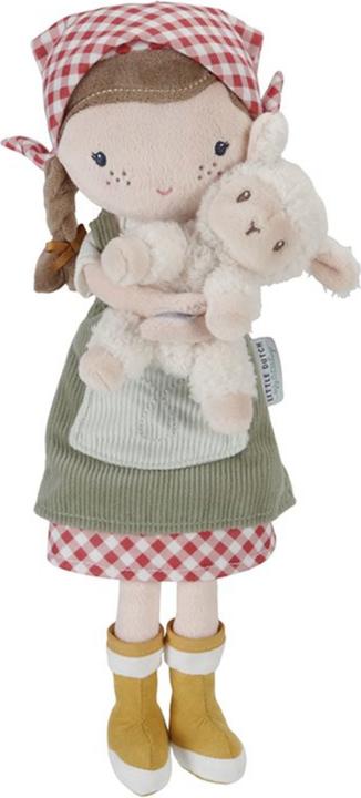 Little Dutch Cuddly Doll Farmer's Wife Pink with Sheep cm