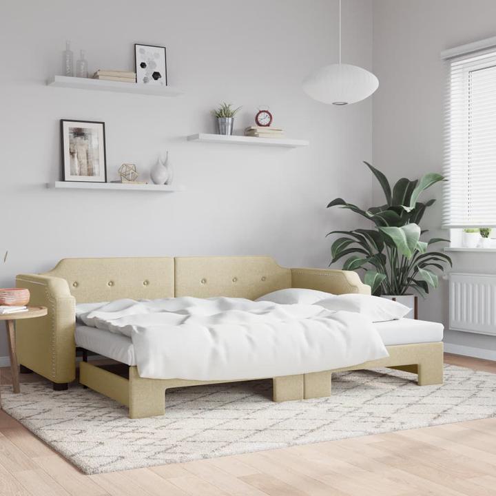 Produktbild vidaXL ausziehbares Tagesbett (100 x 200 cm)