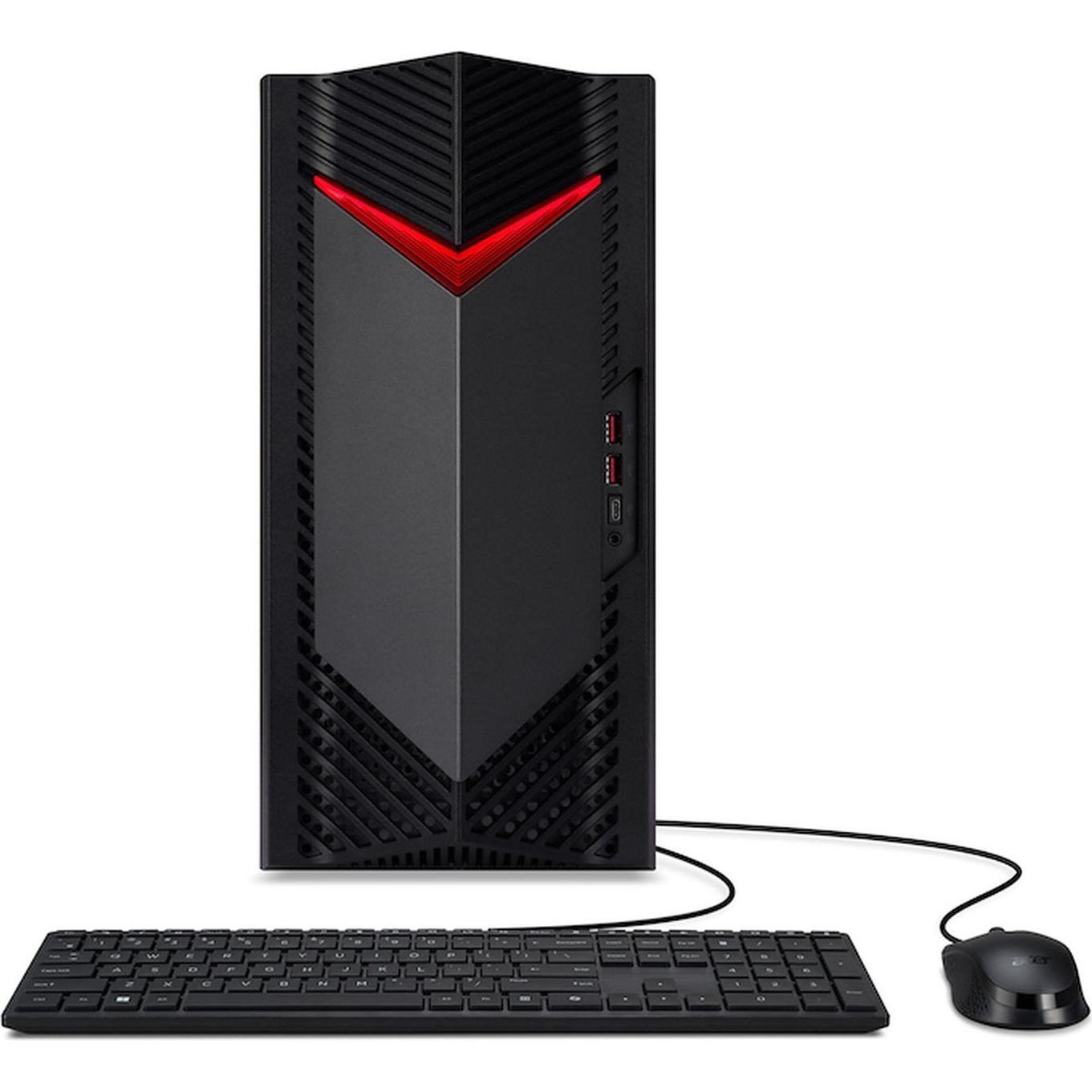 Acer Nitro Gaming-Desktop PC N50-660 Schwarz (1000 GB, 16 GB, Intel Core Ultra 7 265), PC, Schwarz, 