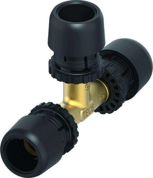 Produktbild TECE TECElogo-Ax T-Stück Dimension 25 x 25 x 25, Siliziumbronze