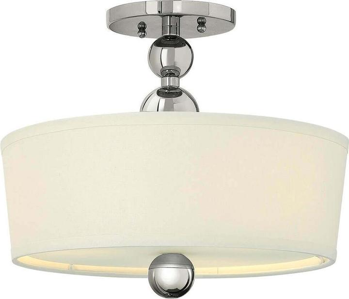 Elstead Lighting Zelda plafoniera E27 tripla in nichel lucido (E27)