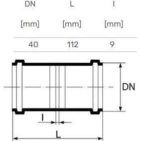 Thumbnail - Magnaplast, Zubehör Sanitärinstallation, Joint Pp D40 White Pp