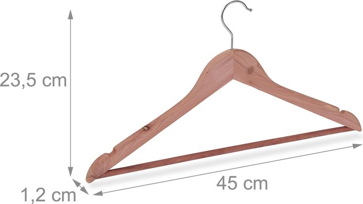 Actual product image Relaxdays 12x coat hangers (12 x)