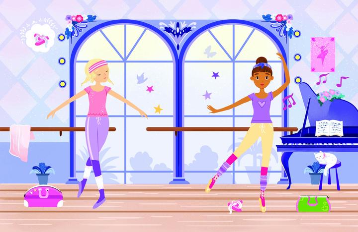 Produktbild Ballerina (Mein glitzerndes Stickerbuch)