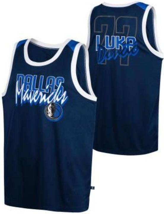 Image du produit Outerstuff Shooter Tank col rond, Dallas Mavericks Luka Dončič SR Maillot de basket-ball (XX (XXL)