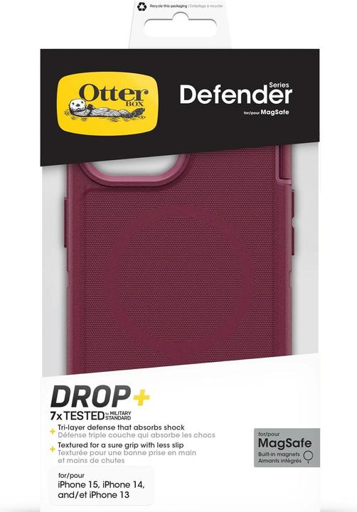 Produktbild OtterBox Defender mit MagSafe (Apple iPhone 16e, Apple iPhone 13, Apple iPhone 14, Apple iPhone 15)