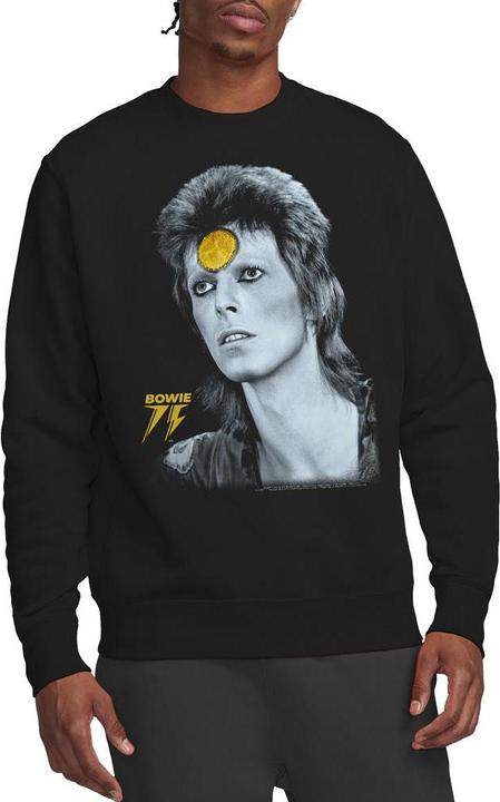 Actual product image David Bowie Unisex Adult Golden Bowie Sweatshirt (M)