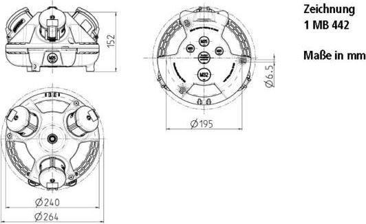 Actual product image Mennekes Socket combination