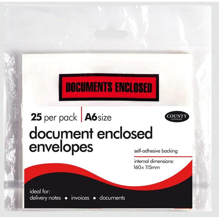 Immagine prodotto County Stationery A7 Documenti Misura Confezione 25 (25x)