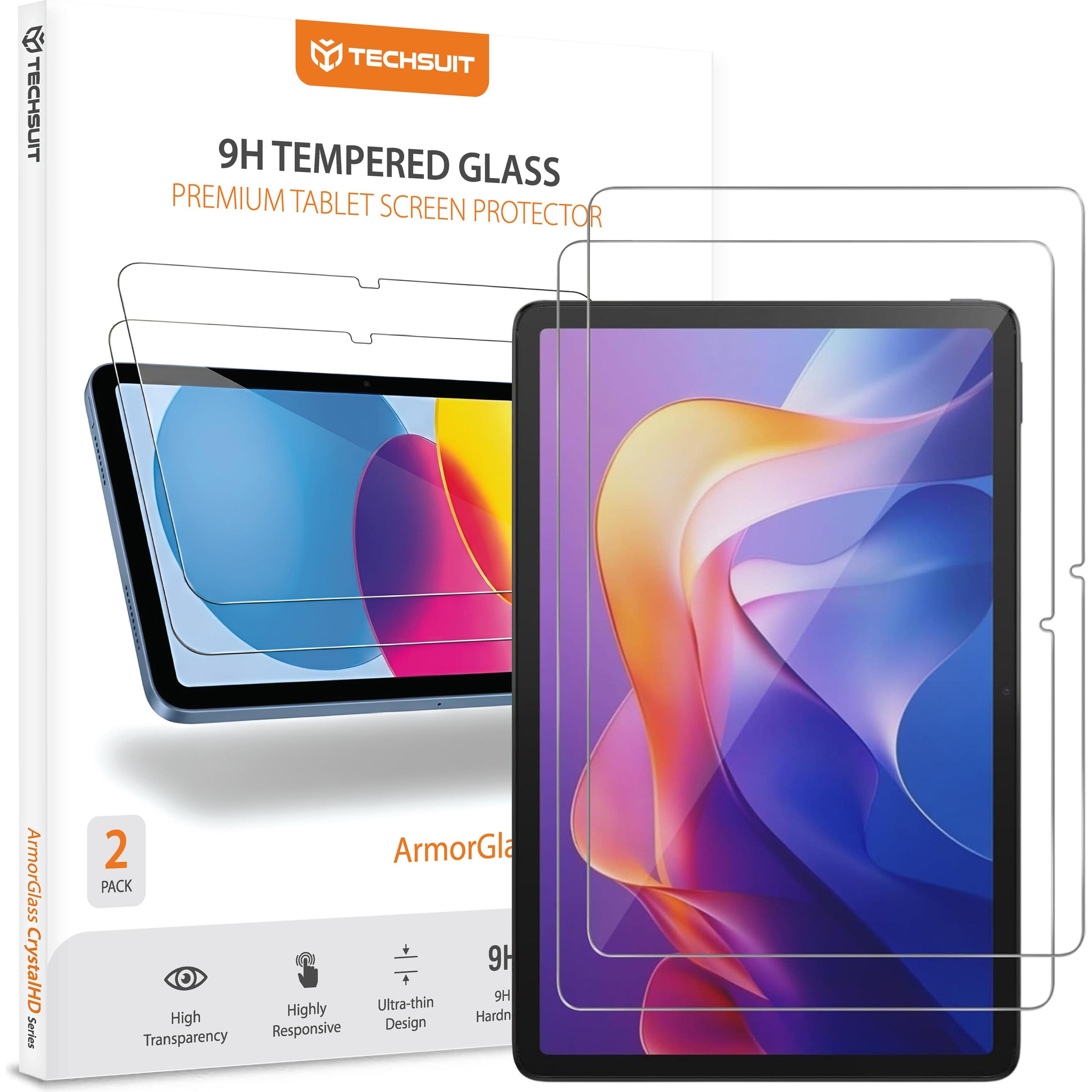Techsuit - ArmorGlass CrystalHD (2 pack) - Xiaomi Redmi Pad 2 - Clear (2 pz., Xiaomi Redmi Pad 2), Pellicola tablet