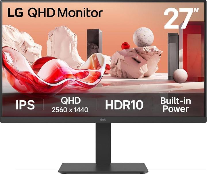 Produktbild LG 27" 27BA54QB-B QHD DP HDMI IPS 16:9 HDR10 (2560 x 1440 Pixel, 27")