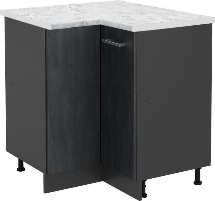 Anthrazit, Marble-Weiss, Schwarz, Schwarz Beton