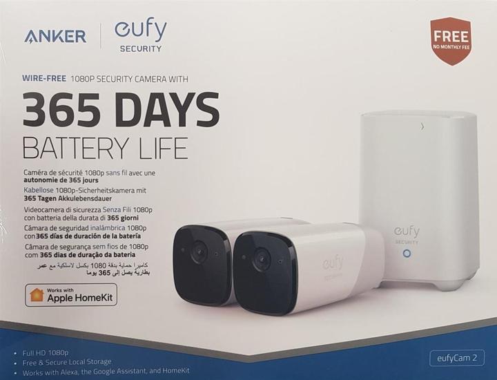 Immagine prodotto eufy Kit Cam 2 2+1 (1920 x 1080 Pixels)