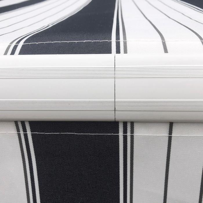 Immagine prodotto Swisshandel24 Tenda da sole per balcone, 3,95x2,45x3,50 m, resistente ai raggi UV, per tutte le superfici, con (2.45 m)