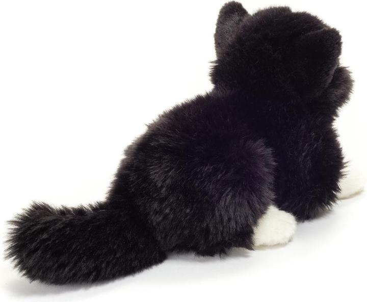 Actual product image Teddy Hermann Cat lying black/white 20 cm (11 cm)