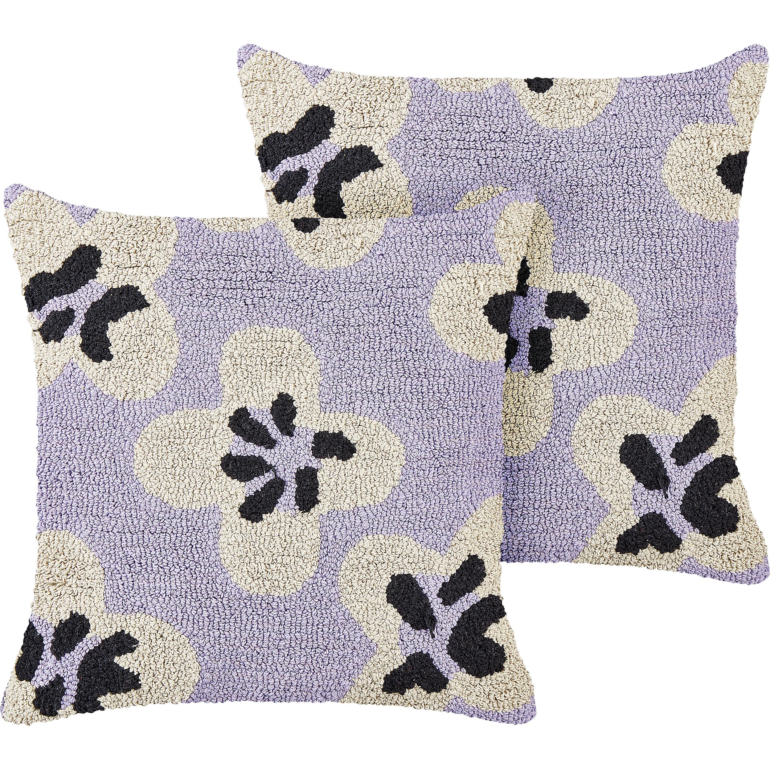 Thumbnail - Beliani, Dekokissen, Soapwort (45 x 45 cm)