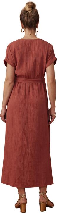 Image du produit Envie de Fraise Robe en mousseline de soie pour la grossesse et l'allaitement, effet cache-coeur (46)