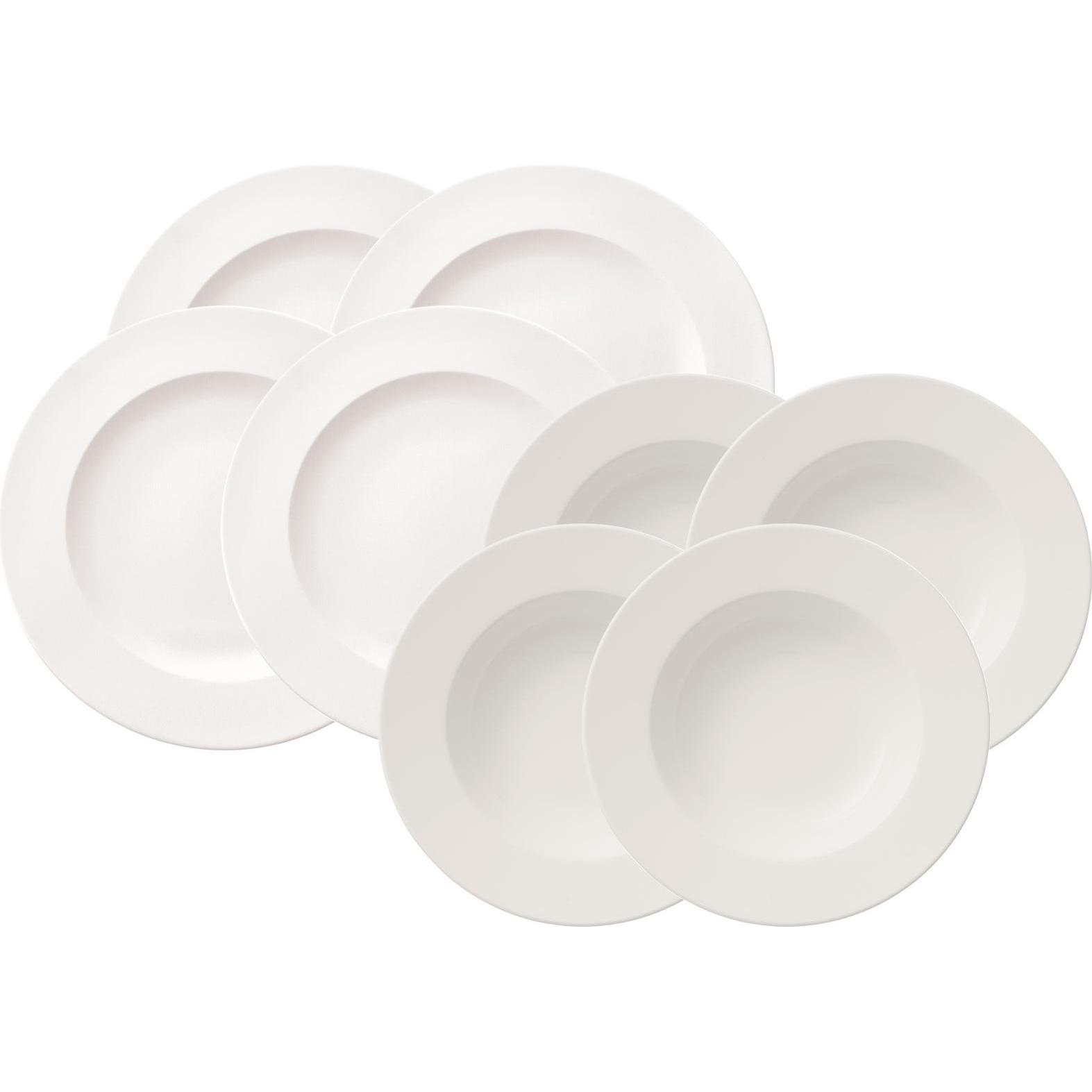 Villeroy & Boch, Geschirrset, Dinner-Set 4 Pers. For Me (8 Stück)