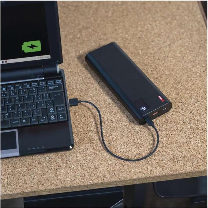 Produktbild Emos Powerbank NTBF30, 27 000 mAh, 100 W PD, schwarz (27000 mAh, 100 W, 99.90 Wh)