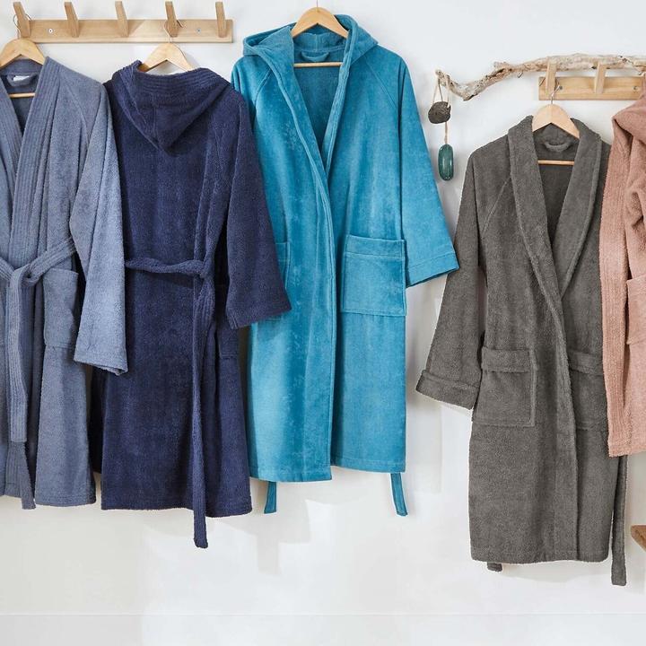 Produktbild La Redoute Interieurs Peignoir éponge col châle 450g/m² (34)