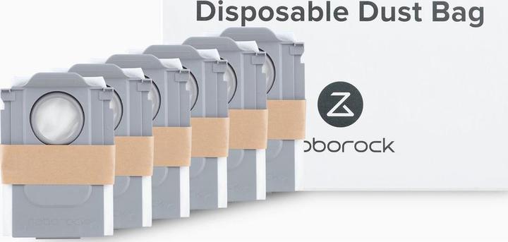 Produktbild Roborock Staubbeutel zu S8 MaxV Ultra, Qrevo MaxV (6 x)