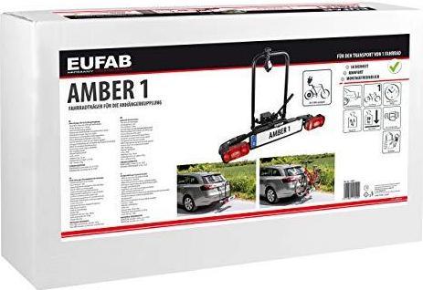 Immagine prodotto Eufab Portabici per gancio di traino per bicicletta