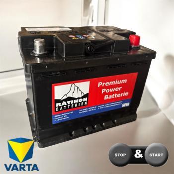 Image du produit Varta Batterie de démarrage Start&Stop AGM2 12V 60 AH 660EN (A) (12 V, 60 Ah, 660 A)